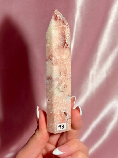 Brazilian Pink Amethyst Tower