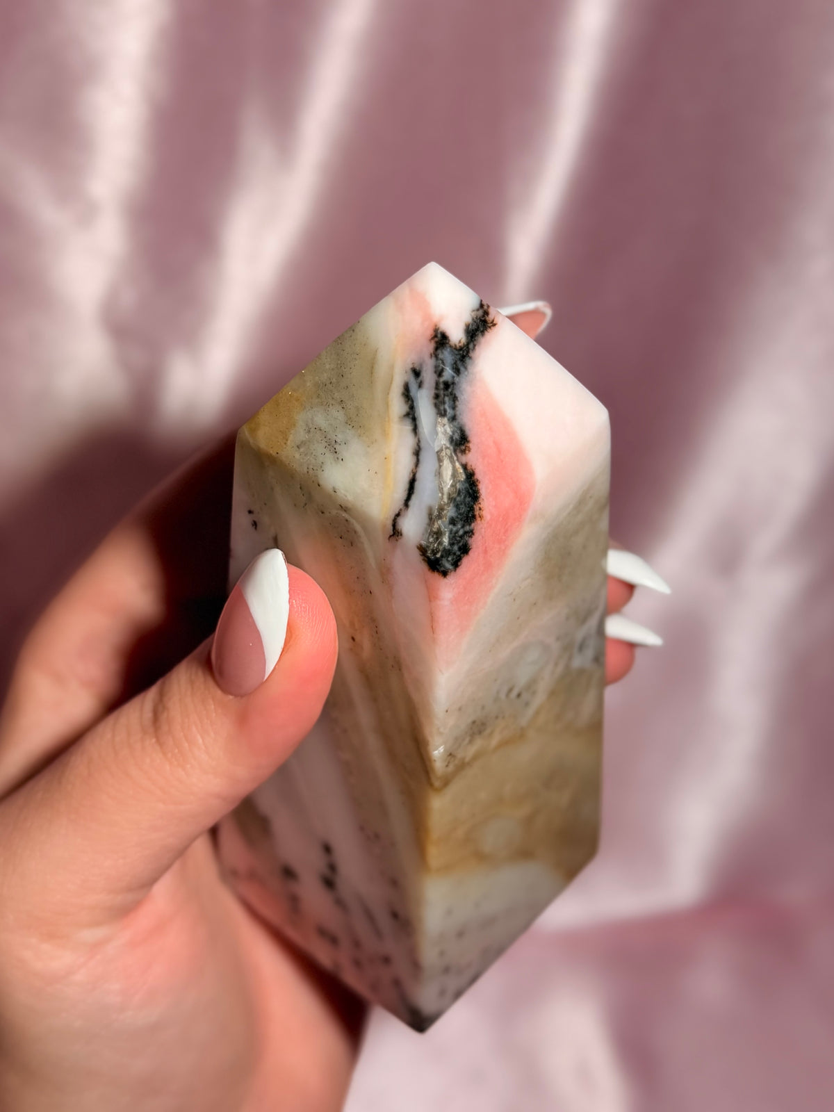 Peruvian Pink Opal Tower