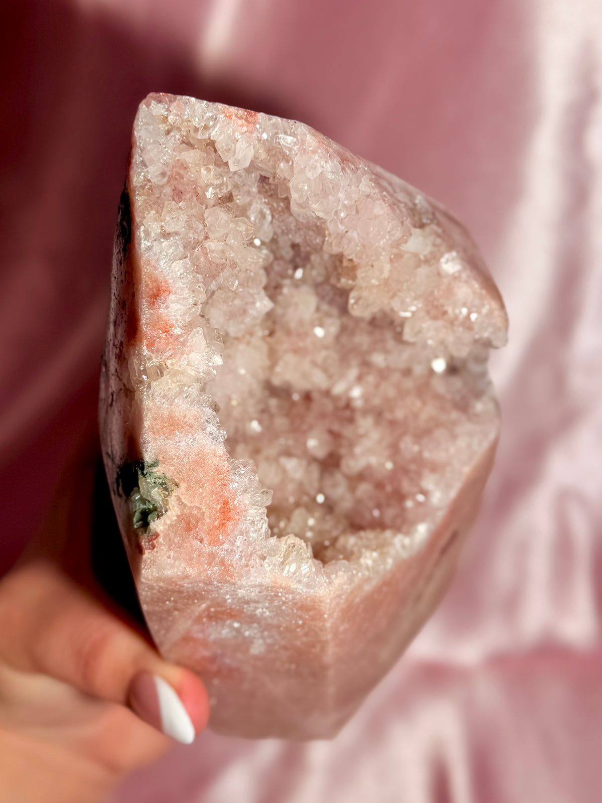 Statement Brazilian Pink Amethyst Tower