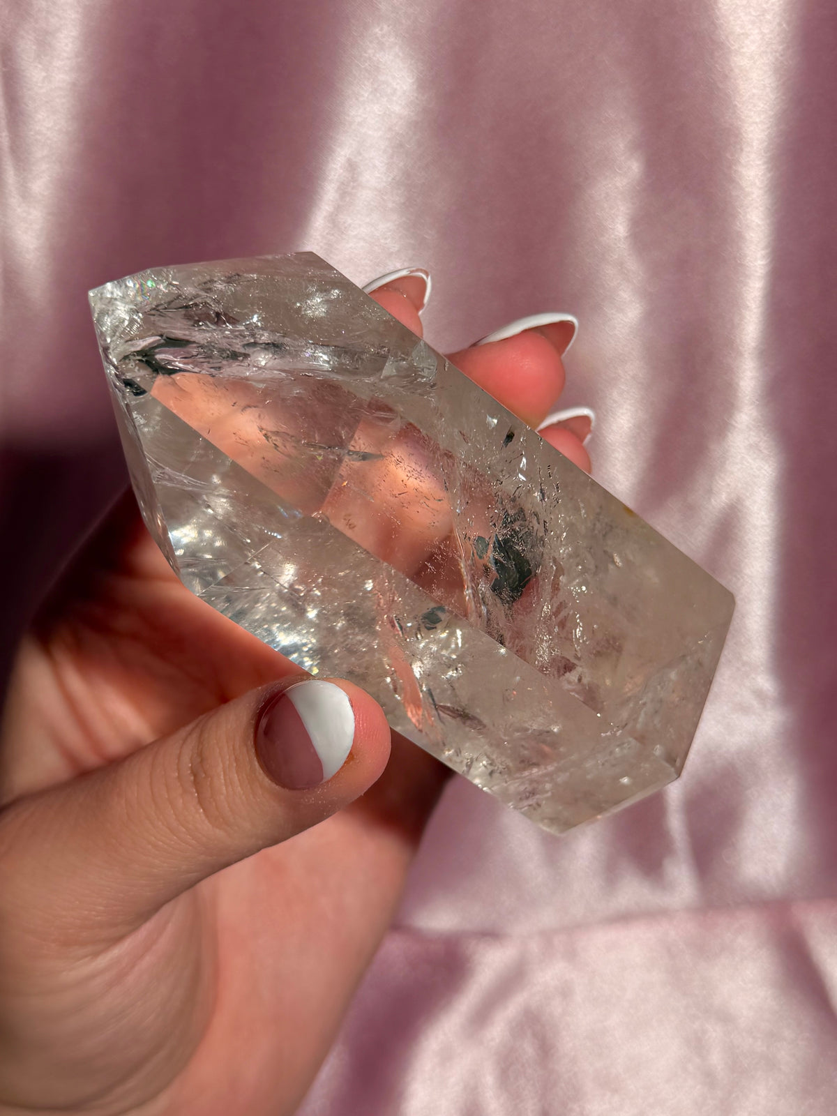Brazilian Clear Quartz Tower