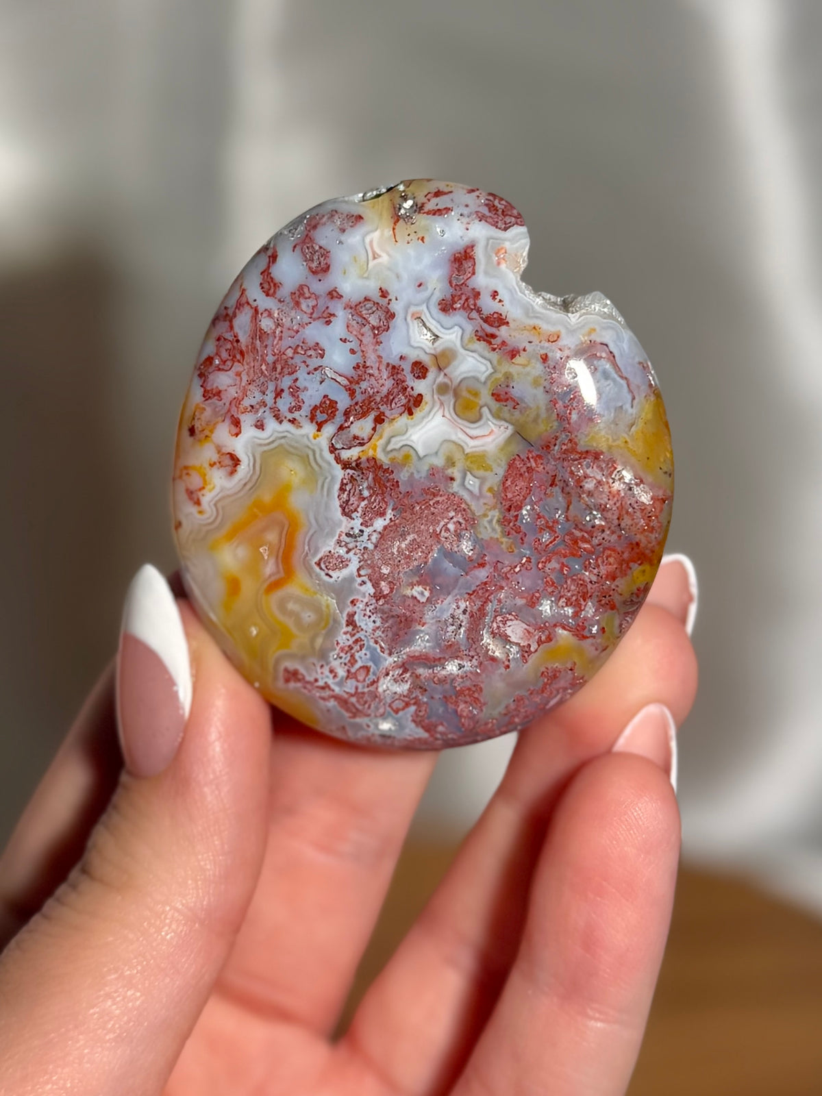 Cosmic jasper palmstone