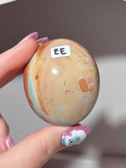 “You pick!” - Polychrome jasper palmstones