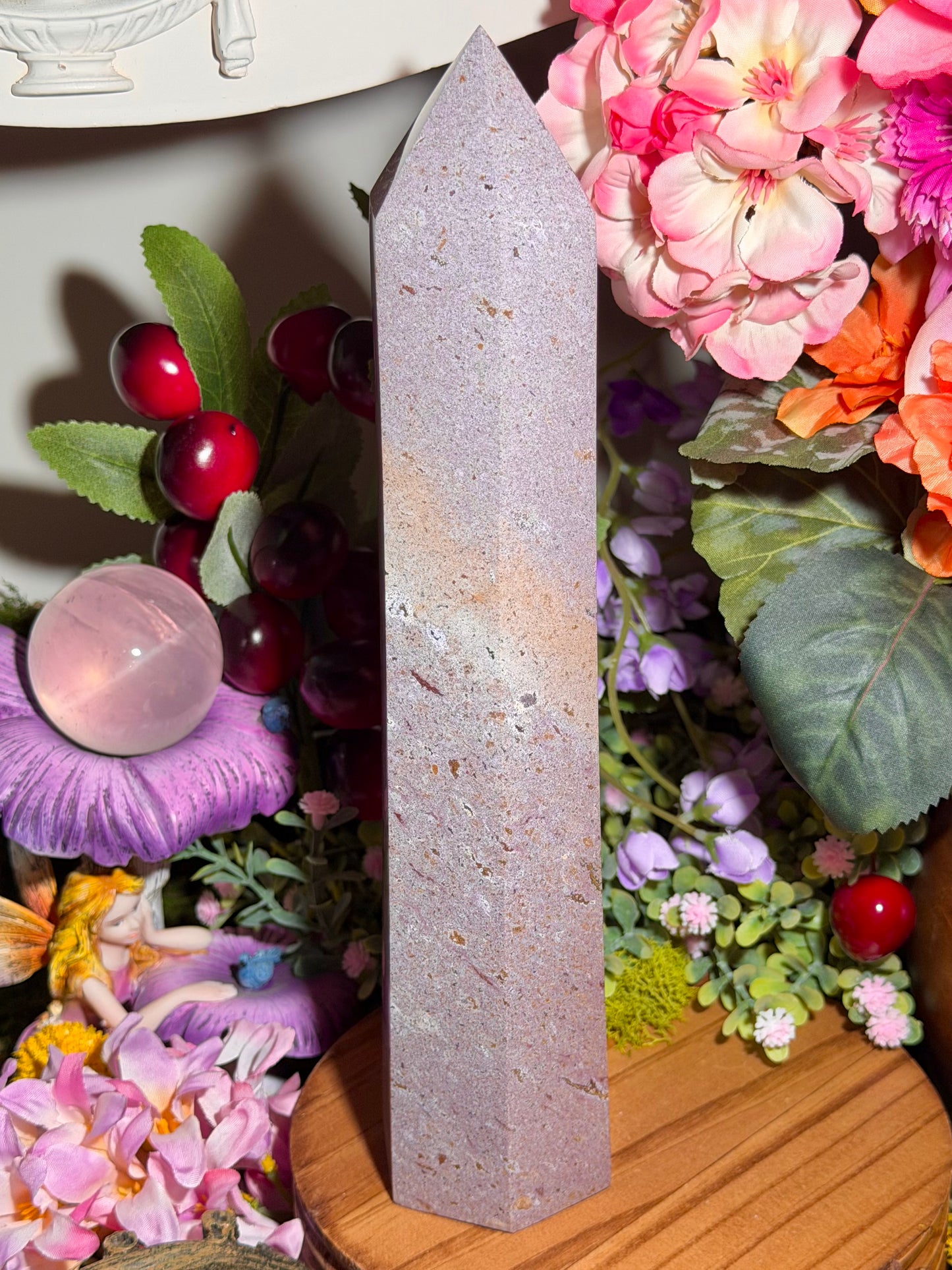 Statement pastel fairy purple sea jasper tower