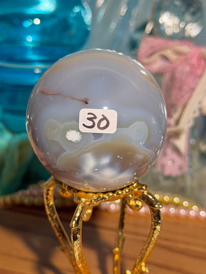 Orca agate sphere from Madagascar