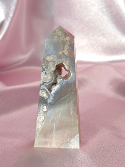 Flower agate tower (X)