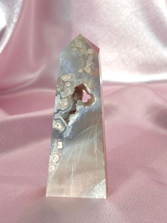 Flower agate tower (X)