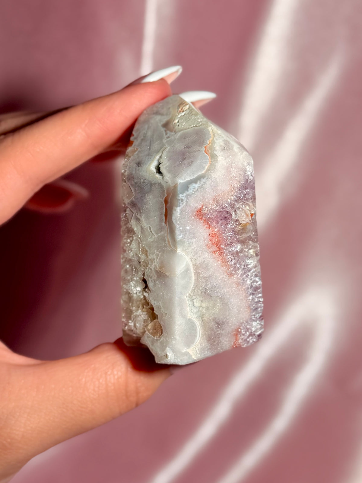 Brazilian Pink Amethyst Tower