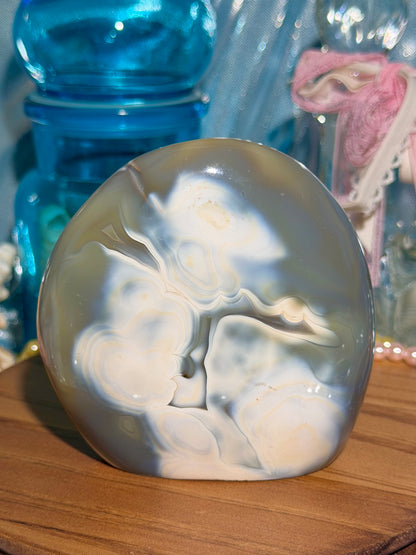 Orca agate freeform
