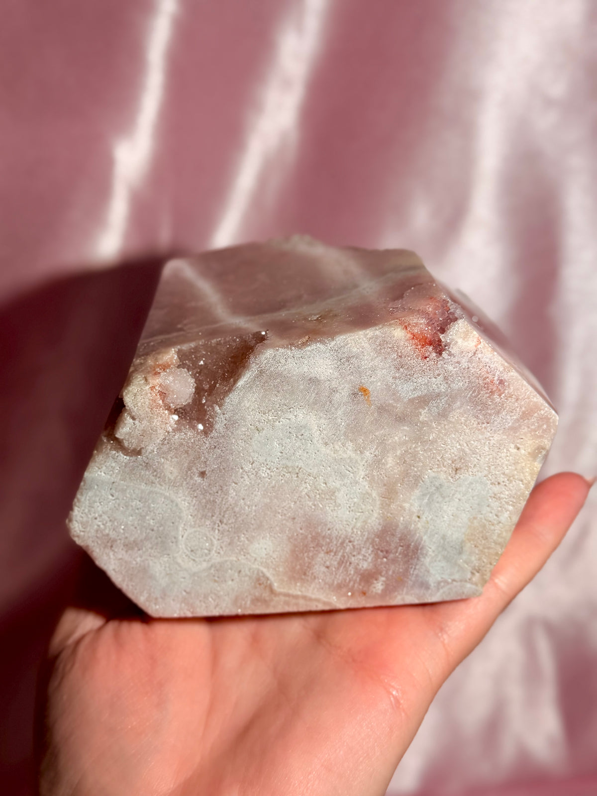 Statement Brazilian Pink Amethyst Tower