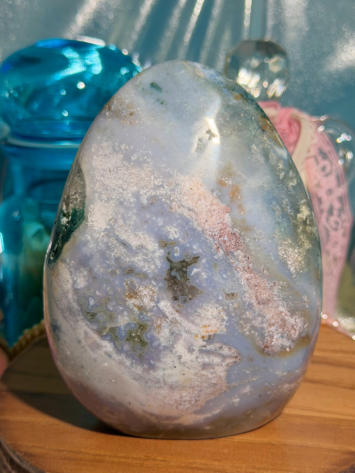 Pastel sea jasper freeform
