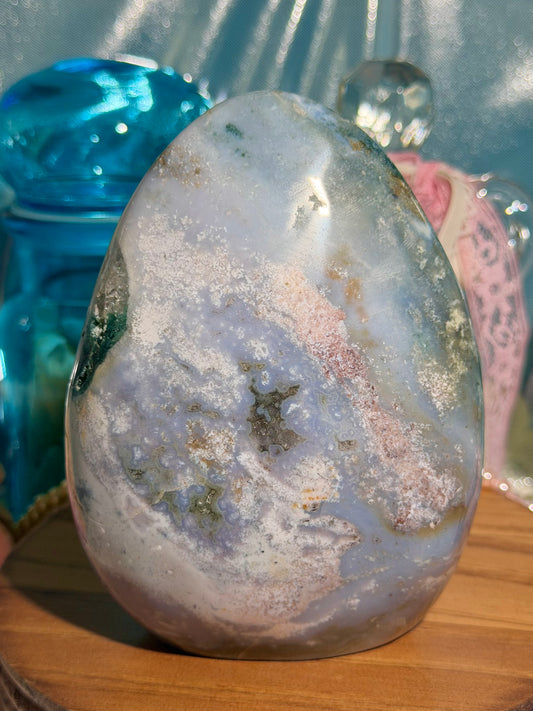 Pastel sea jasper freeform