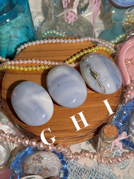 YOU PICK! Orca agate palmstone from Indonesia