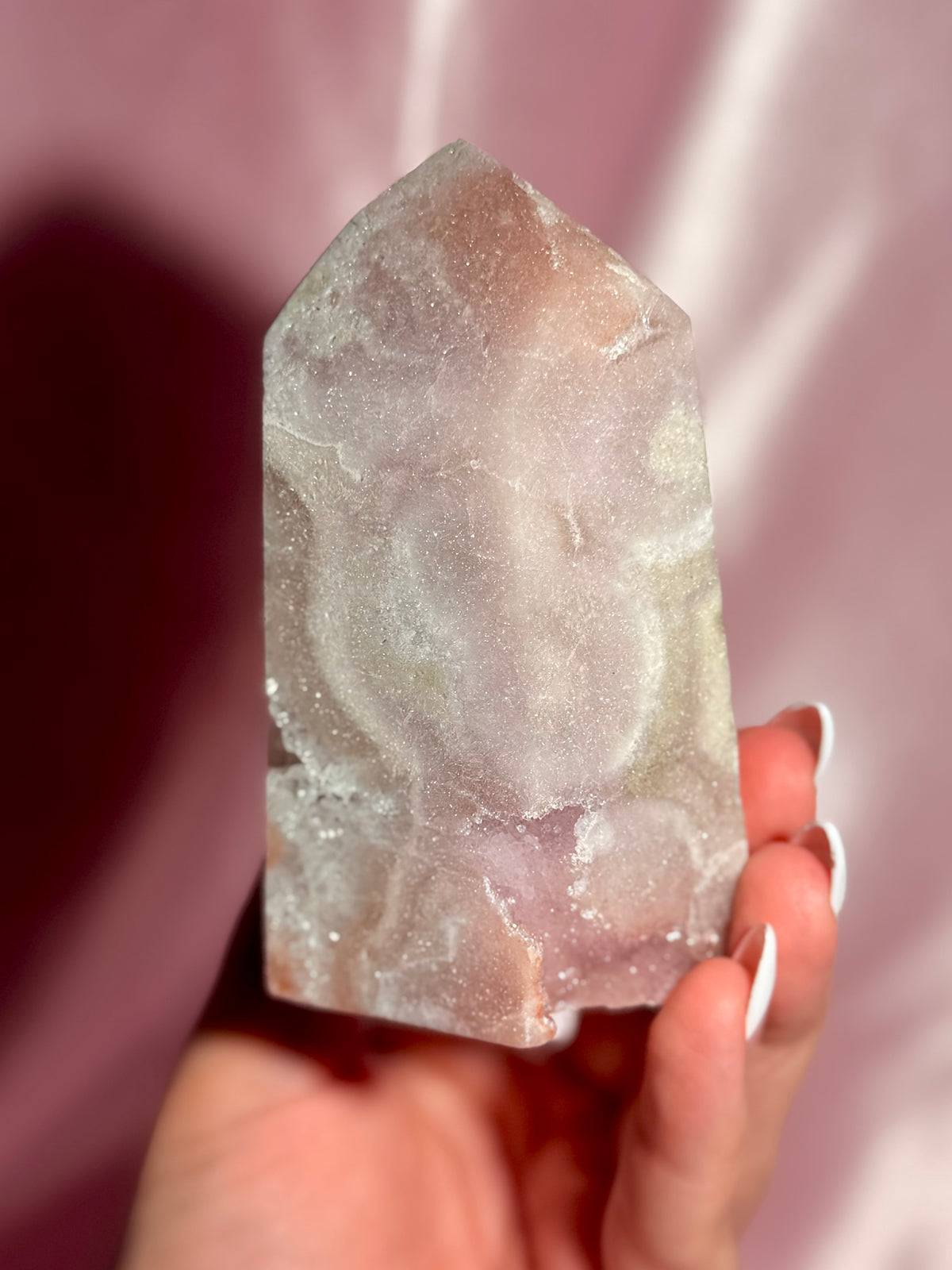 Brazilian Pink Amethyst Tower