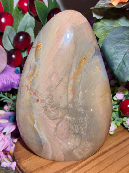 Large pastel polychrome jasper freeform