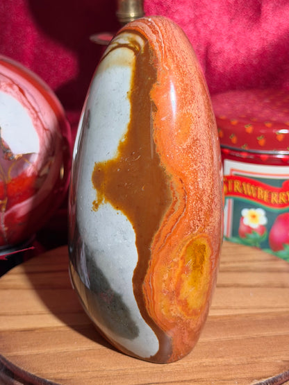 Large polychrome jasper freeform