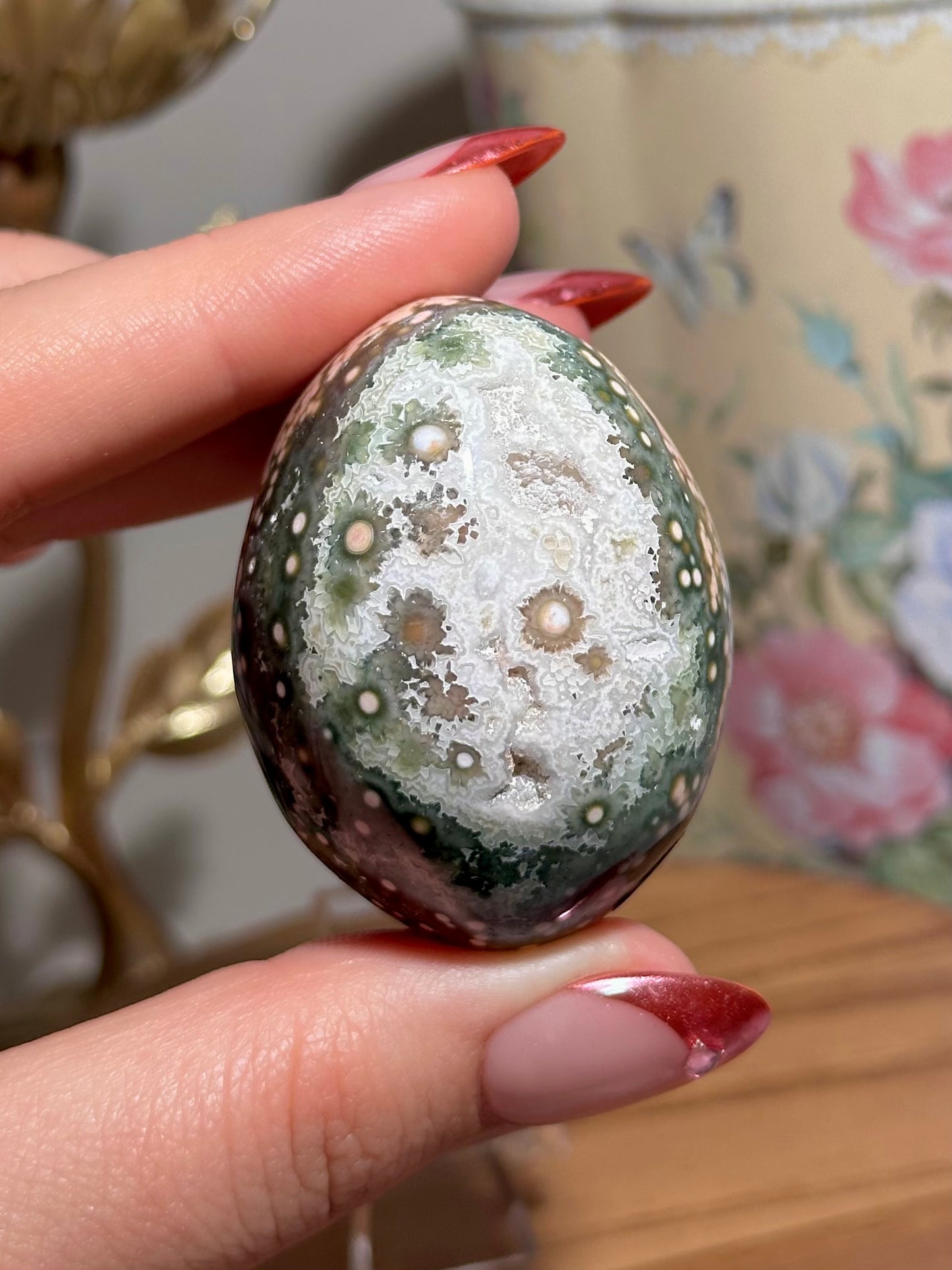 Ocean jasper palmstone