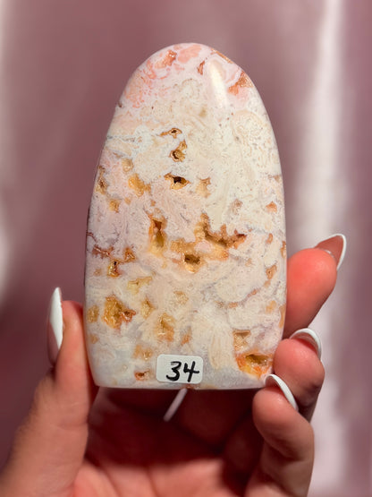 Indonesian Pink Carnelian Freeform