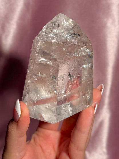 Brazilian Clear Quartz Tower *Chipped tip