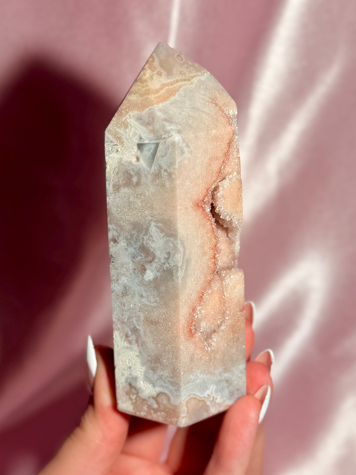 Brazilian Pink Amethyst Tower