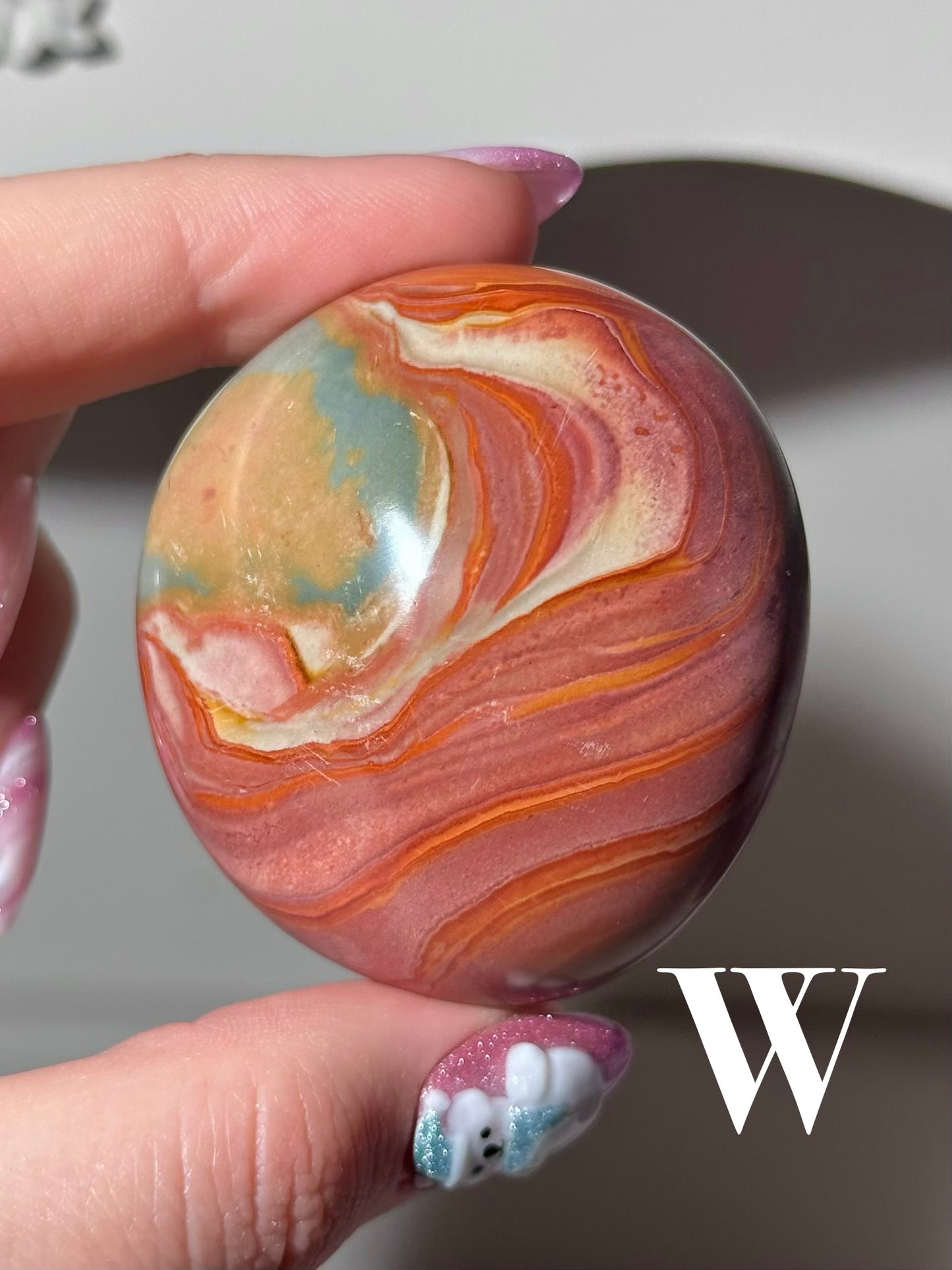 “You pick!” - Polychrome jasper palmstones