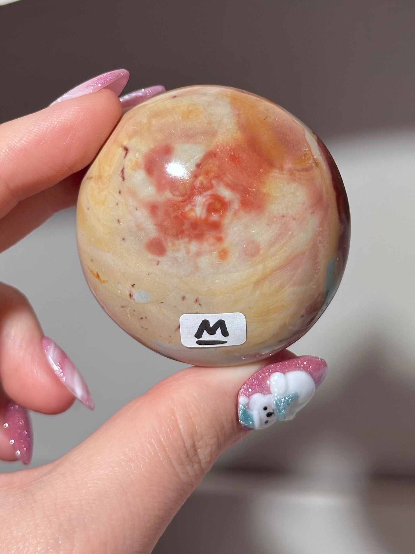 “You pick!” - Polychrome jasper palmstones