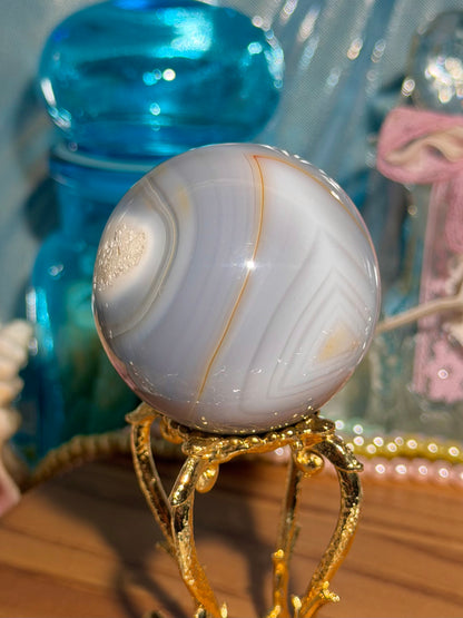 Orca agate sphere from Madagascar