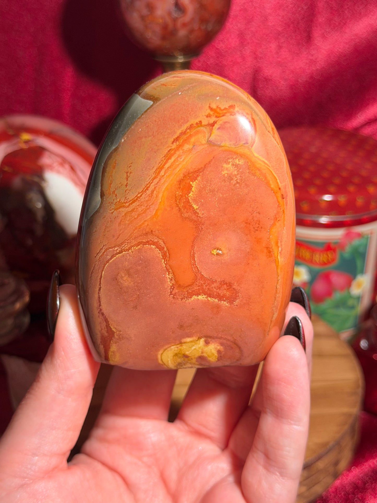 Polychrome jasper freeform