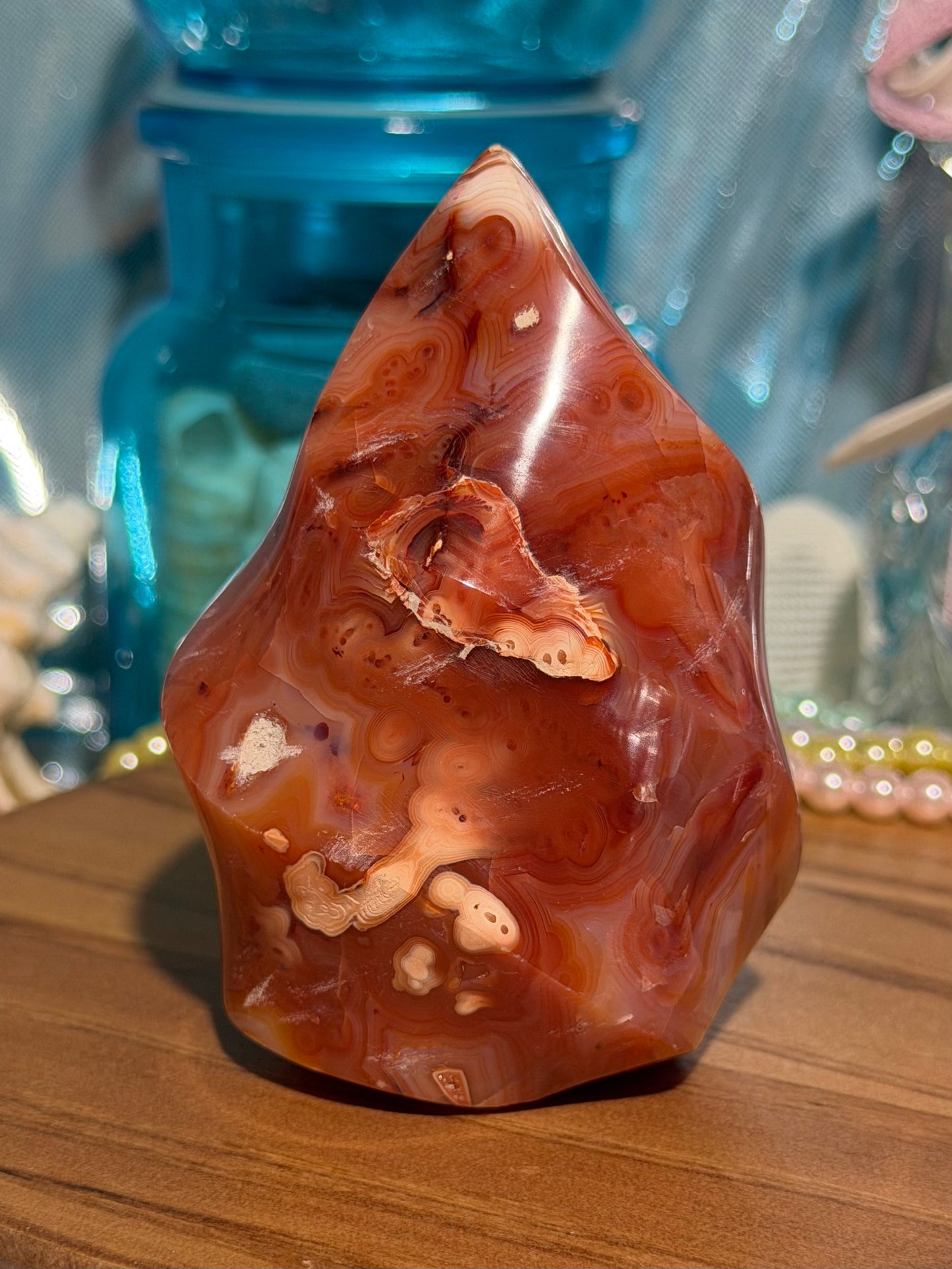 Toasty carnelian flame