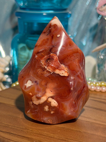 Toasty carnelian flame