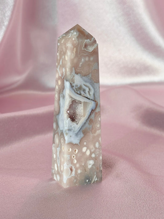 Flower agate tower (AA)