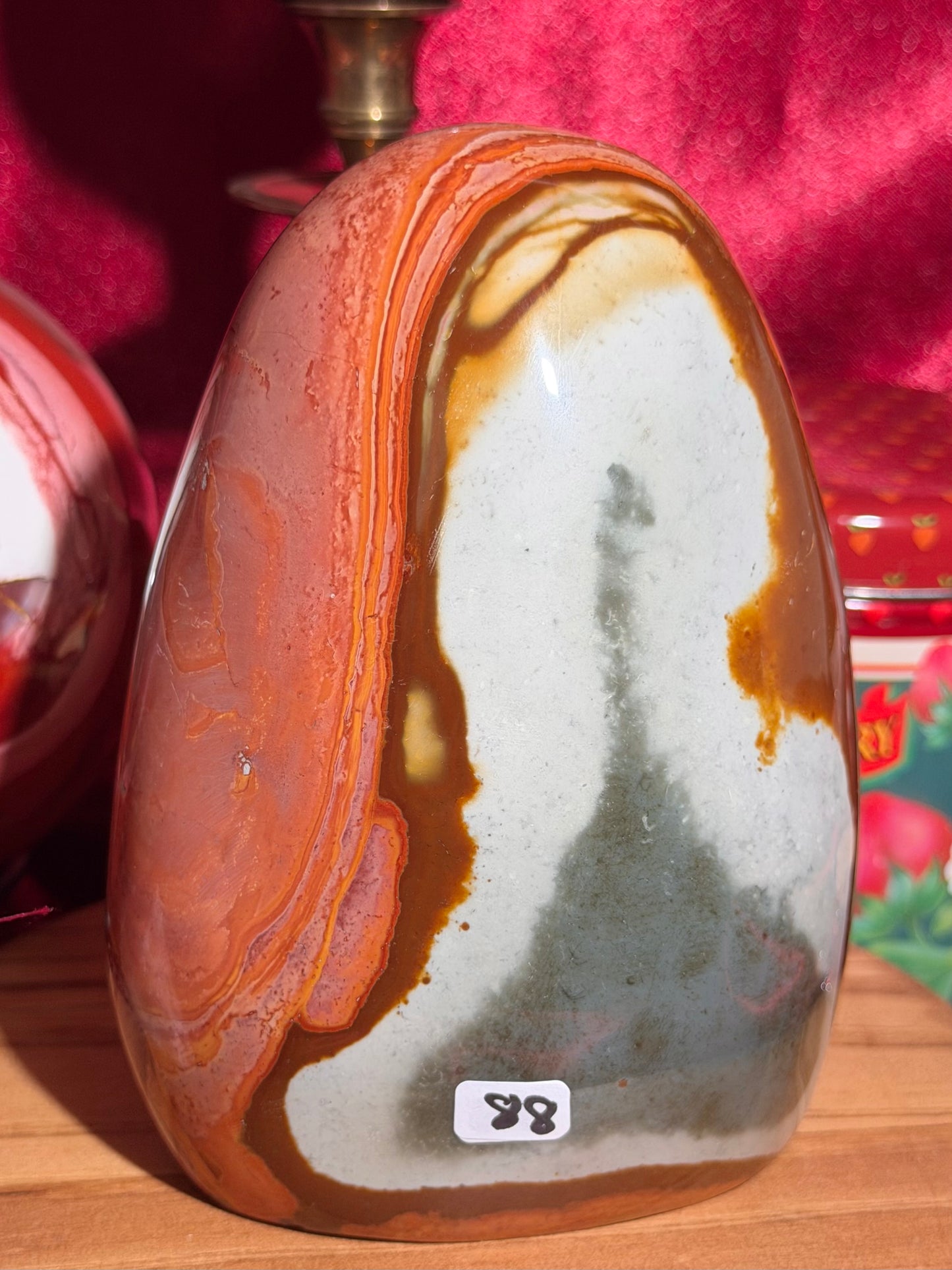 Large polychrome jasper freeform