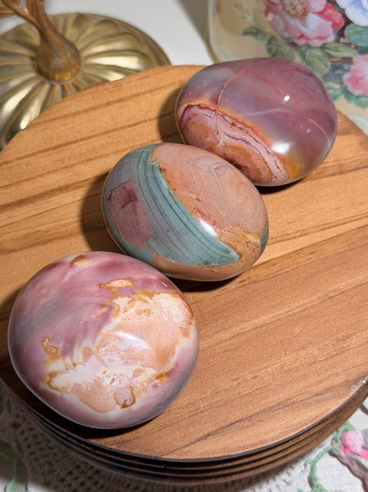 YOU PICK - Pastel polychrome palmstones