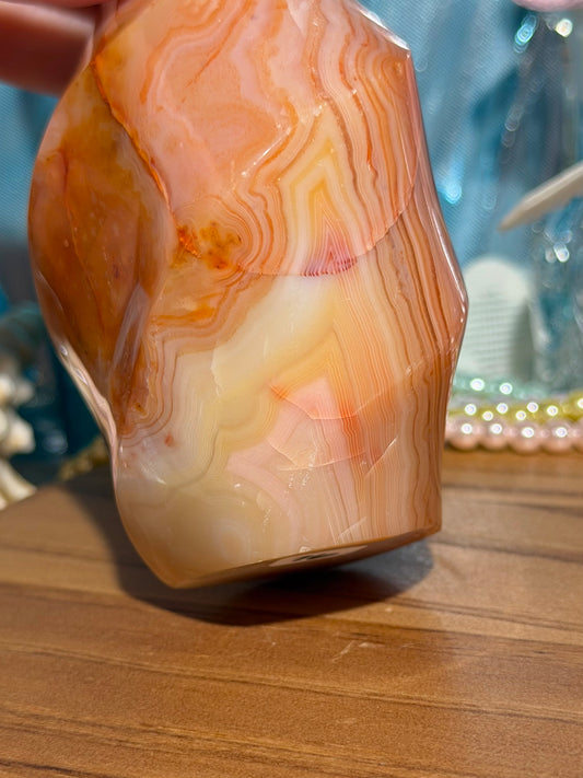 Strawberry banana carnelian flame