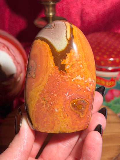 Polychrome jasper freeform
