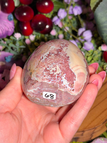 Dreamy purple pastel sea jasper freeform