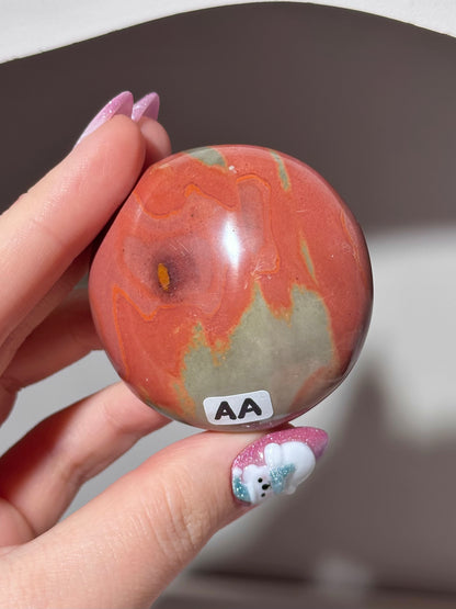 “You pick!” - Polychrome jasper palmstones