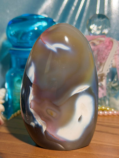 Orca agate freeform