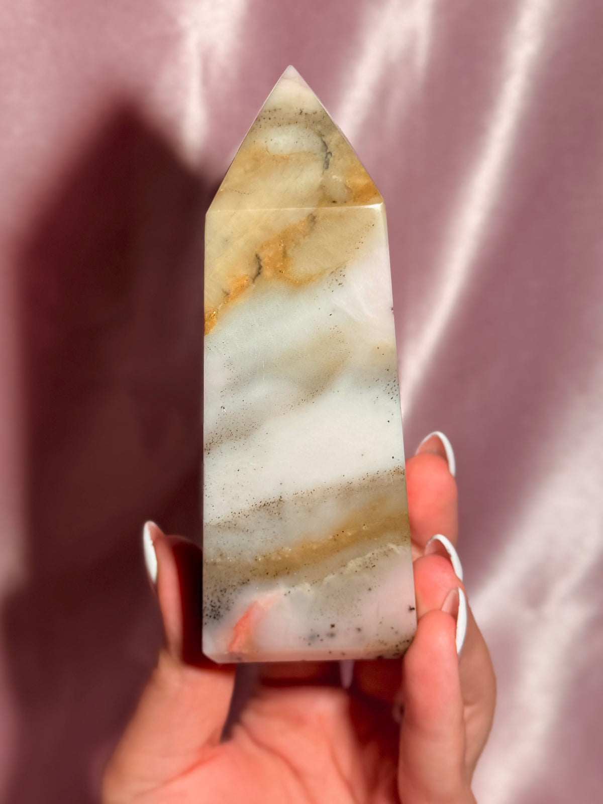 Peruvian Pink Opal Tower