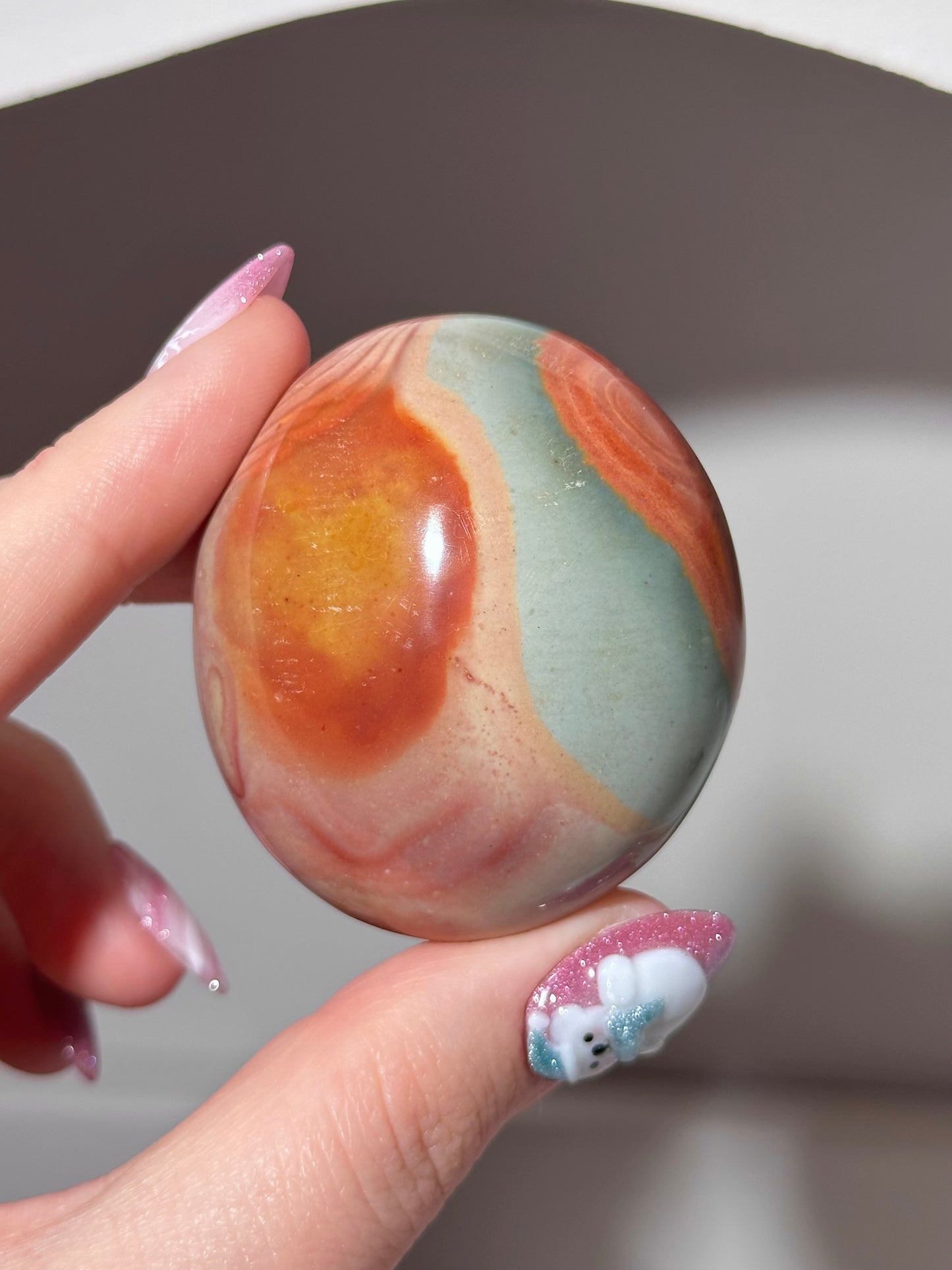 “You pick!” - Polychrome jasper palmstones