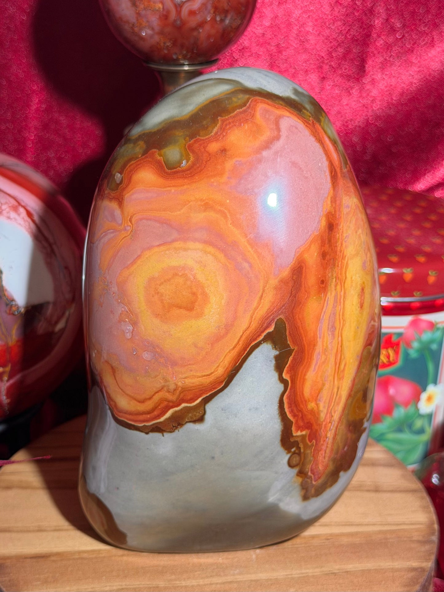 Large polychrome jasper freeform