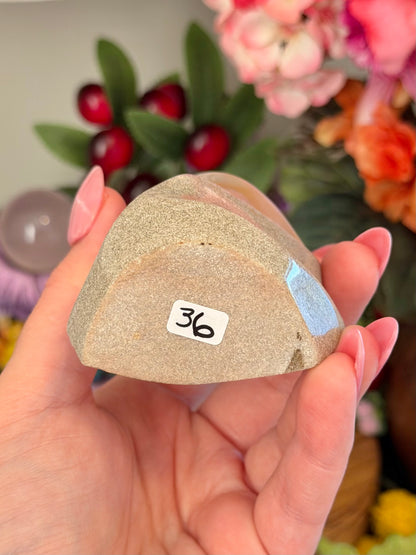Pastel orby lilac sea jasper flame