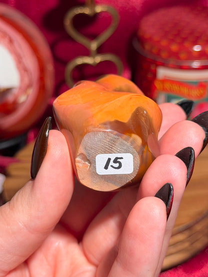 Polychrome jasper flame