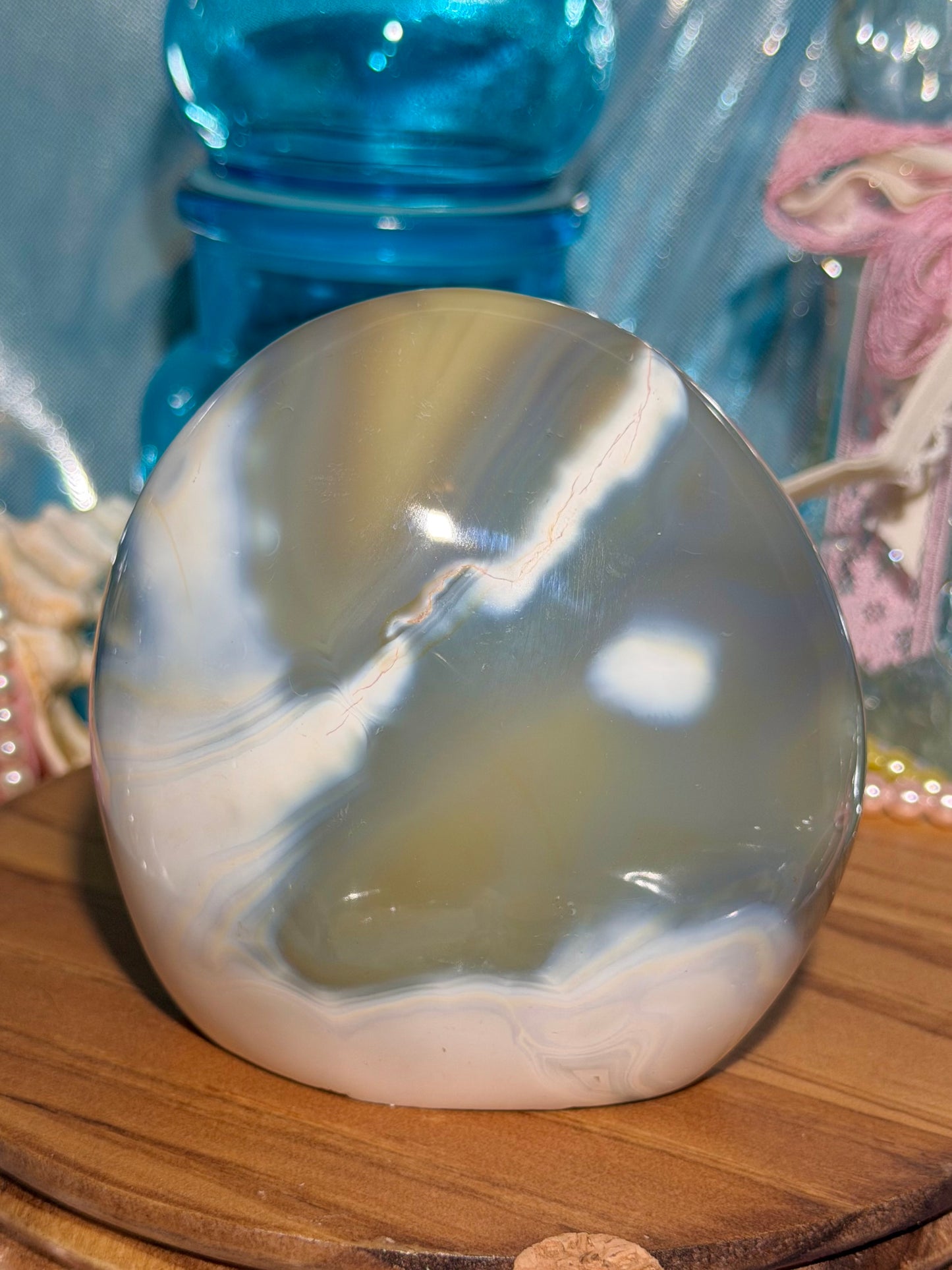 Orca agate freeform