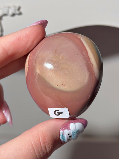 “You pick!” - Polychrome jasper palmstones