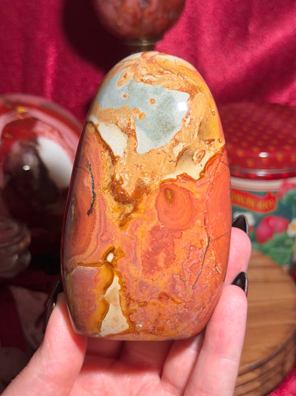 Polychrome jasper freeform