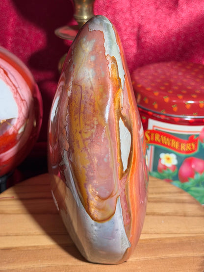 Large polychrome jasper freeform