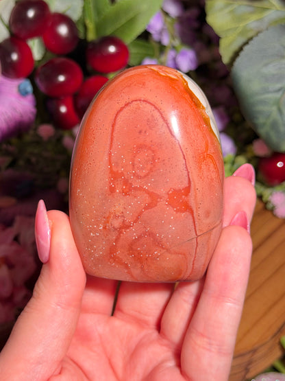 Pastel polychrome jasper freeform