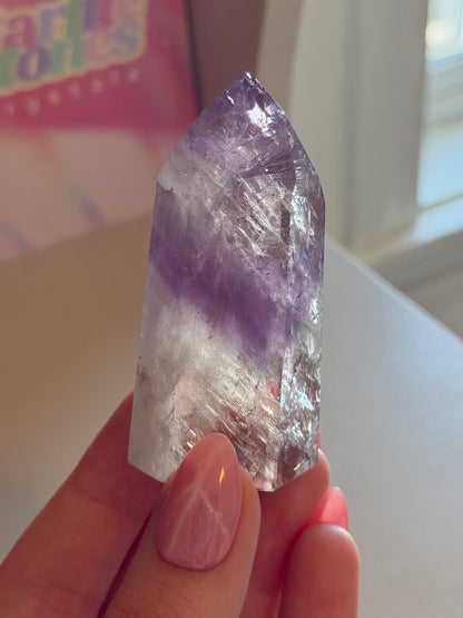 Purple phantom amethyst tower from Brazil