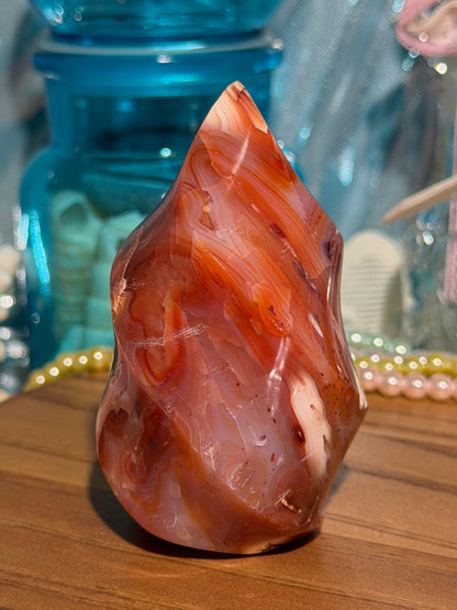 Toasty carnelian flame