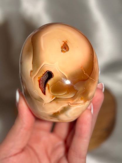 Toasty carnelian freeform